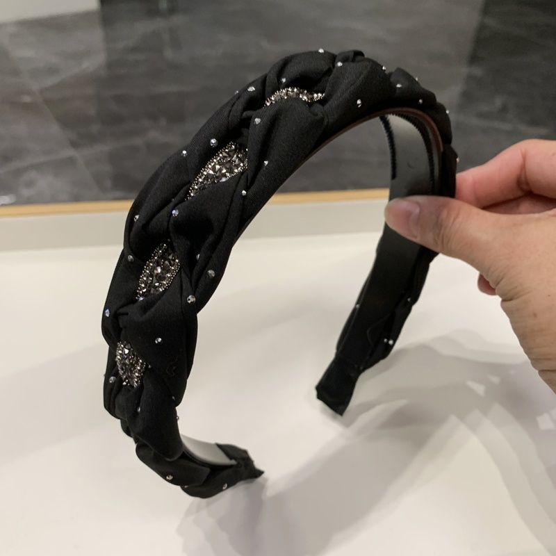 Wholesale Toothed Female Twist Retro Wide-brimmed Hair Pressure Headband